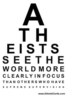 Atheist Eye Chart